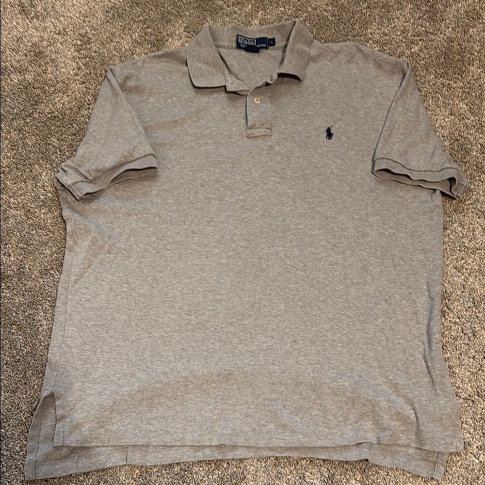 Polo by Ralph Lauren Gray Classic Polo Shirt - Picture 4 of 4